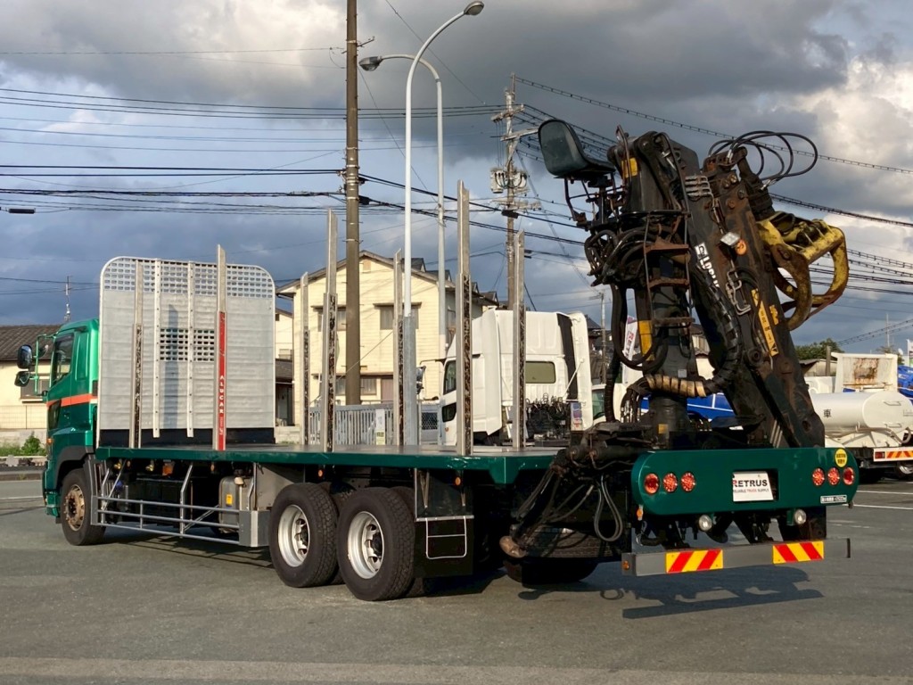 アルミのスタンション付です|日野 プロフィア QPG-FS1EWEAの写真3