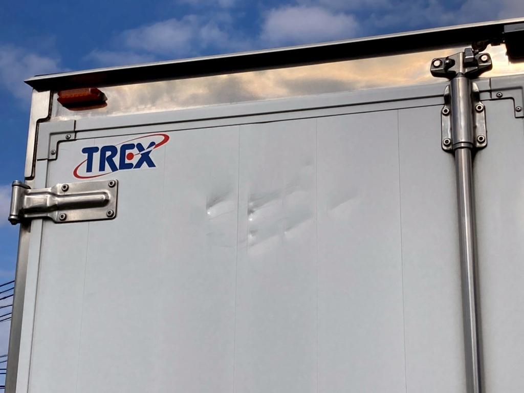 リア観音ドアにキズ凹みが有ります|日野 プロフィア 2DG-FR1AHGの写真19