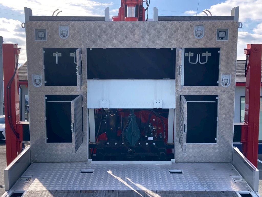 道具入れを開けた状態|三菱 スーパーグレート 2KG-FS70HZの写真12