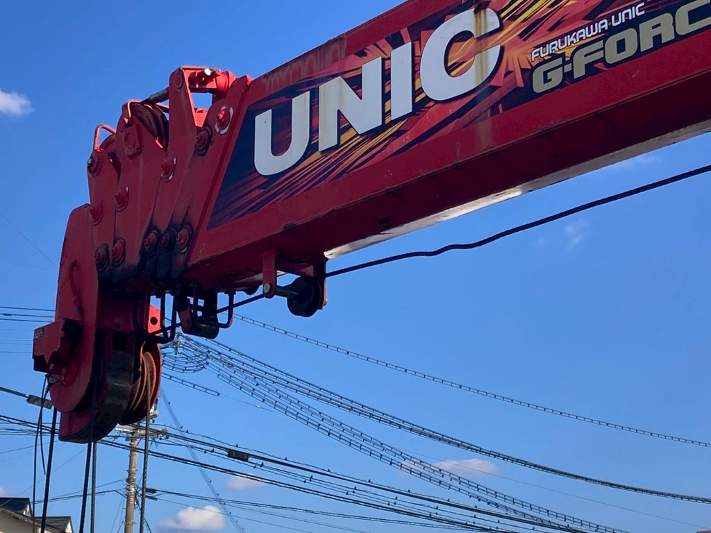 クレーンワイヤーにねじれくせがあります|日野 レンジャー TKG-FD7JMAG(2WD)の写真18