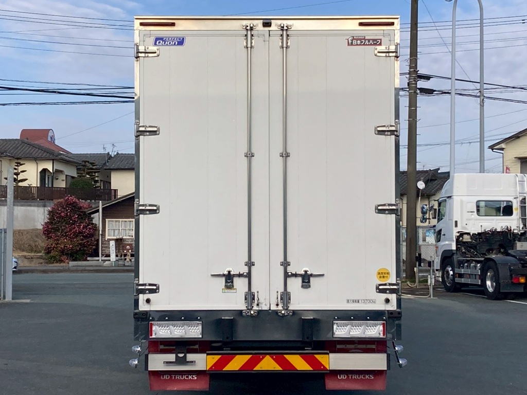 リア門口、丁番、ロッドはステンレスです|UDトラックス クオン 2PG-CG5CAの写真10