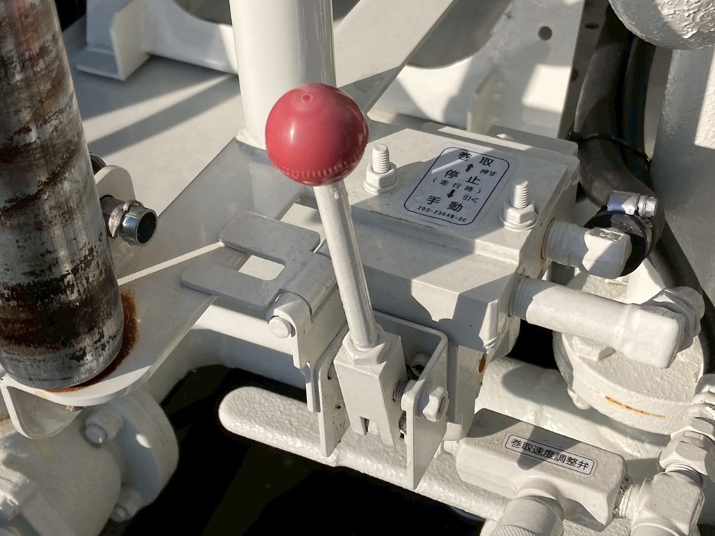 電動、手動切換えレバーです|日野 レンジャー 2KG-FD2ABA(2WD)の写真18