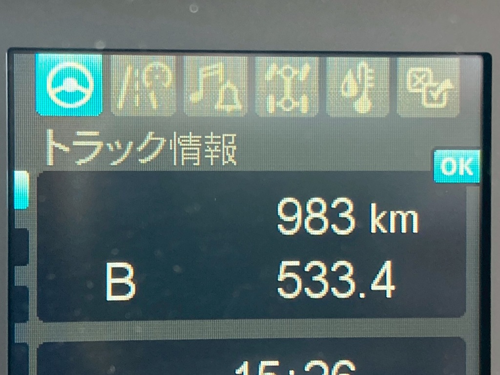 走行メータ|三菱 ファイター 2KG-FK65F(2WD)の写真24