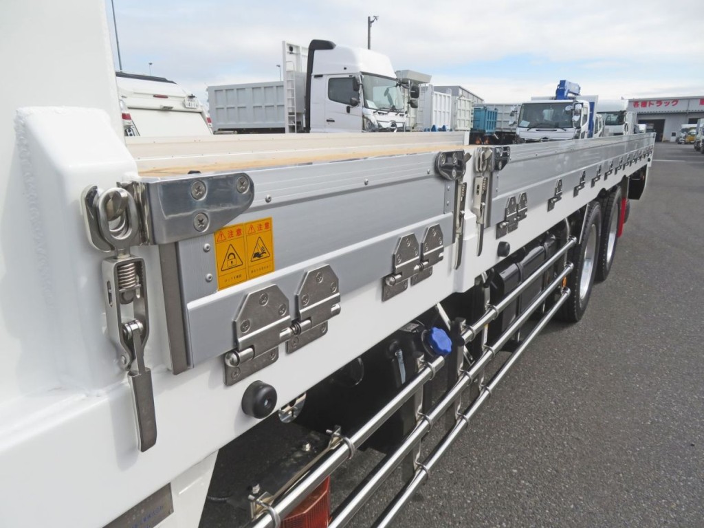 あおりロック・丁番はステンレス製です。|日野 レンジャー 2DG-GK2ABAの写真26