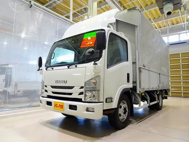 お問合せ管理No.G482　H27 エルフ 3.65t 高床 ワイドロング アルミウイング フルゲート付|いすゞ エルフ TPG-NPR85YN(2WD)の写真1