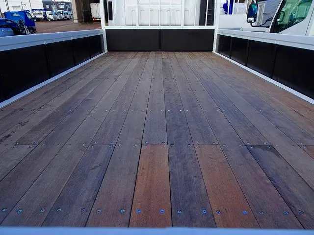 荷台内寸:436×210×40 三方開 床板アピトン張り替え ボデー横ねた鉄製|いすゞ エルフ TPG-NPR85YN(2WD)の写真20