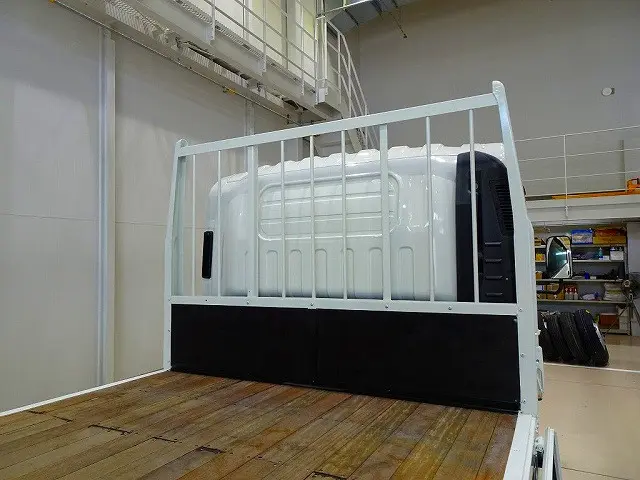 荷台内寸:436×210×40 三方開 床板アピトン張り替え ボデー横ねた鉄製|いすゞ エルフ TPG-NPR85YN(2WD)の写真23