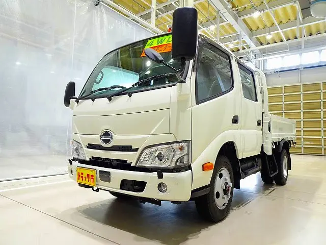お問合せ管理No.C601　R3 デュトロ 2t 4WD(切替式) 高床 標準セミロング Wキャブ|日野 デュトロ 2KG-XZU685M(4WD)の写真1