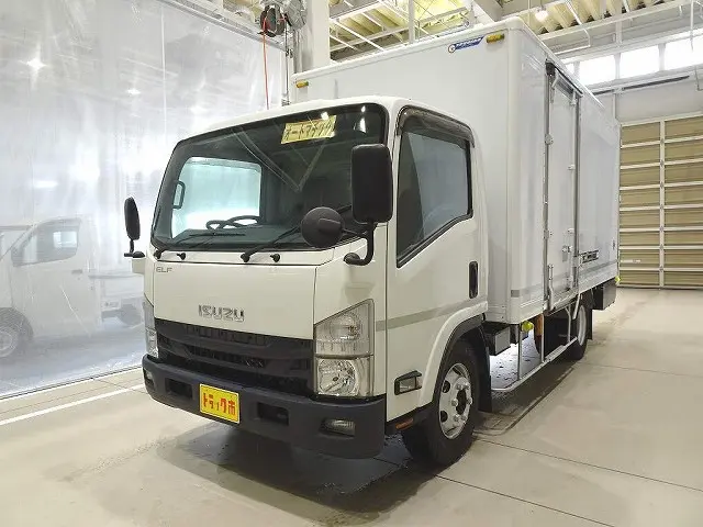 お問合せ管理No.F754　H29 エルフ 4t 高床 ワイドロング 保冷バン|いすゞ エルフ TPG-NPR85YN(2WD)の写真1