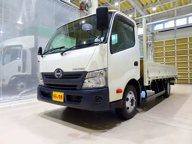お問合せ管理No.A848　H24 デュトロ 3t FJL ワイドロング 平ボデー|日野 デュトロ TKG-XZU710M(2WD)の写真1