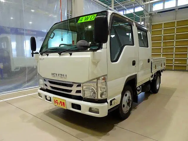お問合せ管理No.C489　H30 エルフ 1.5t 4WD(切替式) FFL Wタイヤ Wキャブ|いすゞ エルフ TRG-NHS85A(4WD)の写真1