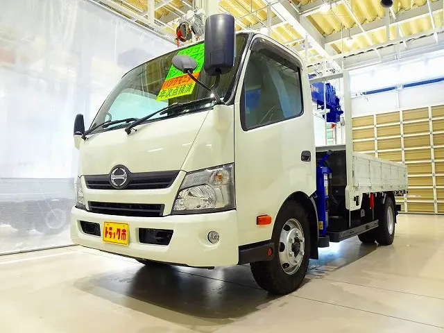 お問合せ管理No.E278　H28 デュトロ 3.45t 高床 ワイドロング タダノ6段クレーン付|日野 デュトロ TKG-XZU710M(2WD)の写真1