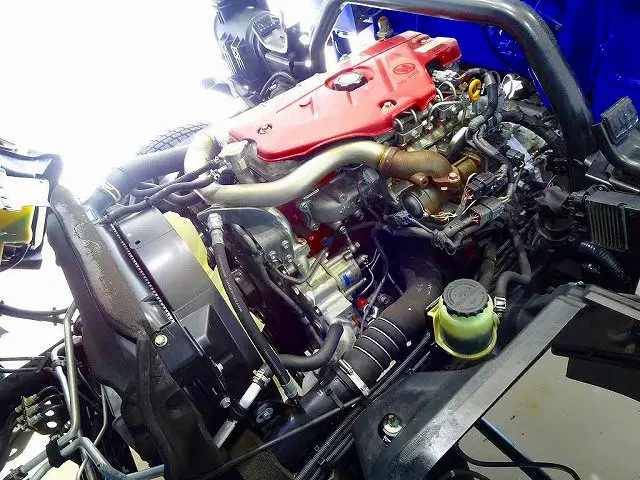 エンジンルーム|日野 デュトロ TKG-XZU710M(2WD)の写真39
