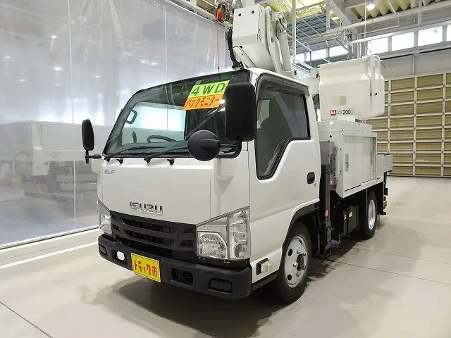 お問合せ管理No.J231　H29 エルフ 0.5t 4WD(切替式) FFL 標準 10M高所作業車|いすゞ エルフ TPG-NKS85AN(4WD)の写真1