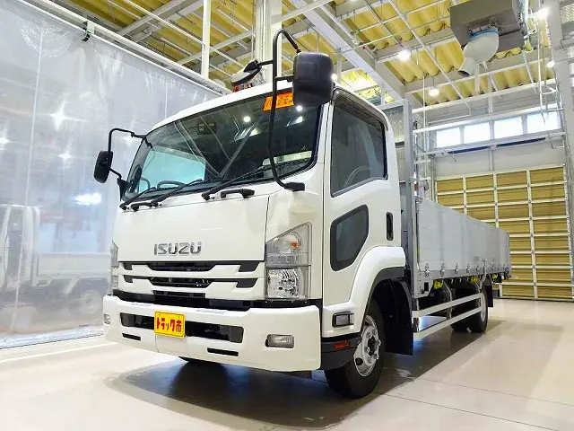 お問合せ管理No.A003　H29 フォワード 3.85t ワイドべッドレス アルミブロック 平ボデー 240ps|いすゞ フォワード TKG-FRR90S2(2WD)の写真1