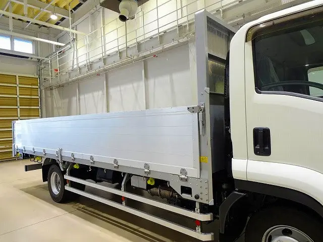 荷台内寸：575×237×69　小平産業　三方開　アルミアオリ　左右セイコーラック　リア支柱脱着可　前立て鳥居アルミ縞鋼板張り　横ねた22本|いすゞ フォワード TKG-FRR90S2(2WD)の写真22