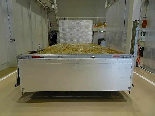 荷台内寸：575×237×69　小平産業　三方開　アルミアオリ　左右セイコーラック　リア支柱脱着可　前立て鳥居アルミ縞鋼板張り　横ねた22本|いすゞ フォワード TKG-FRR90S2(2WD)の写真30