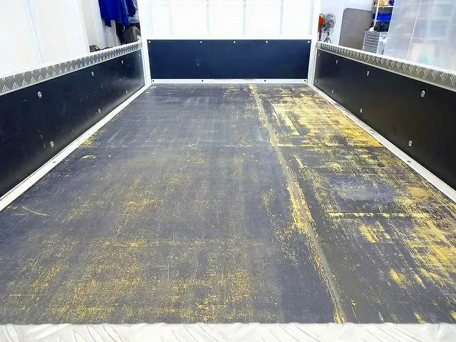 荷台内寸:312×162×38 三方開 アオリ三方上部アルミ縞鋼板 リアアオリチェーン2個|いすゞ エルフ 2RG-NKR88A(2WD)の写真19