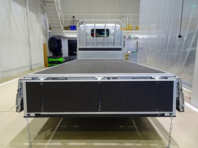 2荷台内寸:356×161×38 三方開 左右かるがるゲート アオリ三方上部プロテクター付 リアアオリチェーン2個 荷台用幌シート|トヨタ ダイナ 2KG-XZC645(2WD)の写真33