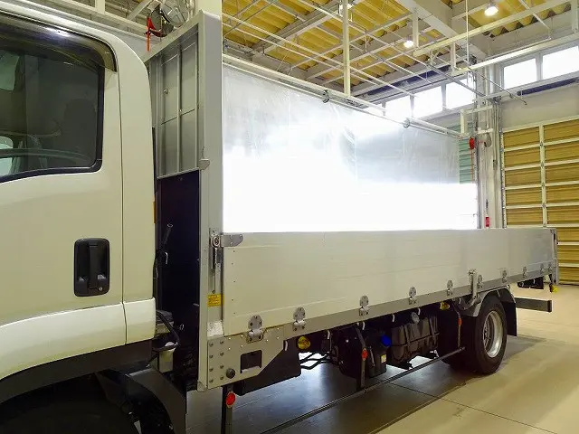 荷台内寸:530×216×47 小平産業 三方開 アルミアオリ 左右セイコーラック 左右リア支柱脱着可 横ねた15本 前立て鳥居鉄板張り/丸フック4個 左右床端ラッシングレールフック付|いすゞ フォワード 2RG-FRR90T2(2WD)の写真27