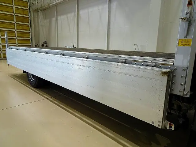 荷台内寸:530×216×47 小平産業 三方開 アルミアオリ 左右セイコーラック 左右リア支柱脱着可 横ねた15本 前立て鳥居鉄板張り/丸フック4個 左右床端ラッシングレールフック付|いすゞ フォワード 2RG-FRR90T2(2WD)の写真31