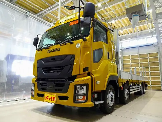 お問合せ管理No.A559　R3 ギガ 13.6t 4軸 アルミブロック 平ボデー リアエアサス 380ps　|いすゞ ギガ 2PG-CYJ77C(8x4)の写真1