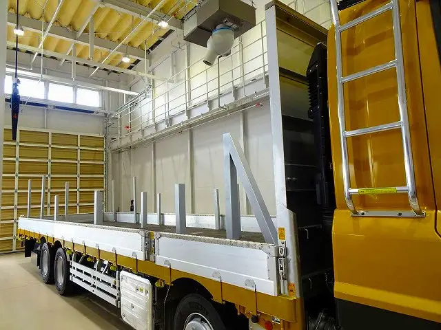 キャブ左右ステンレス製はしご　荷台内寸：960×243×28　五方開　左右中間/リアアオリ支柱脱着可|いすゞ ギガ 2PG-CYJ77C(8x4)の写真26