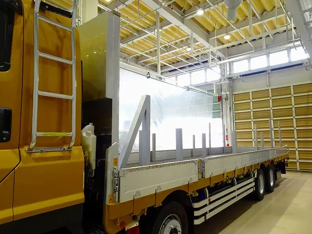 キャブ左右ステンレス製はしご　荷台内寸：960×243×28　五方開　左右中間/リアアオリ支柱脱着可|いすゞ ギガ 2PG-CYJ77C(8x4)の写真27