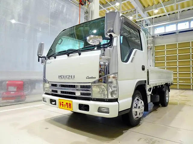 お問合せ管理No.A648　H21 エルフ 1.5t FFL Wタイヤ 平ボデー カスタムグレード|いすゞ エルフ BKG-NHR85A(2WD)の写真1