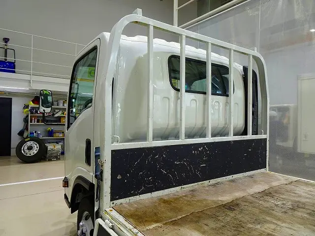 荷台内寸:436×208×38 三方開 左右セイコーラック リアアオリチェーン2個|いすゞ エルフ 2PG-NPS88AR(4WD)の写真25