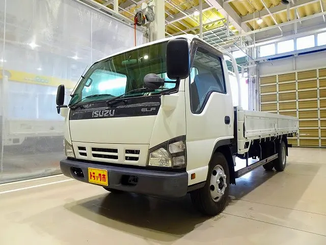 お問合せ管理No.A958　H17 エルフ 3t 高床 ワイド超ロング 平ボデー|いすゞ エルフ PB-NPR81AR(2WD)の写真1