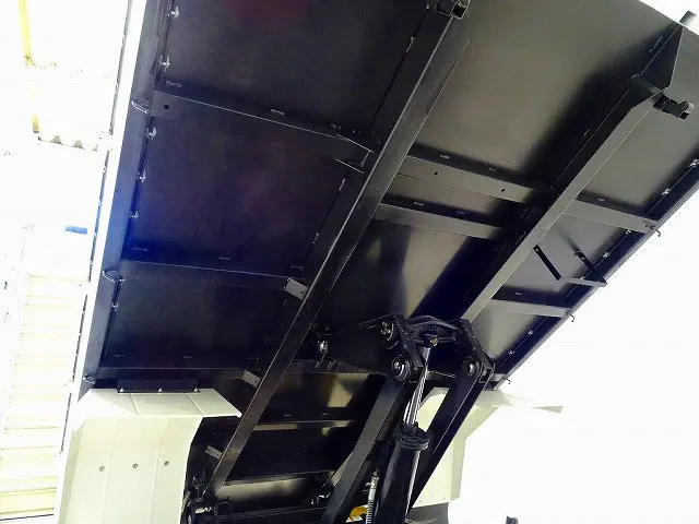 荷台内寸：340×205×32　新明和/DR4-0003SY　自動シート付(50cm)　リアアオリピン差し加工　リアダム加工　左右プロテクター延長加工/左右はしご付|日野 レンジャー 2PG-FD2ABA(2WD)の写真32