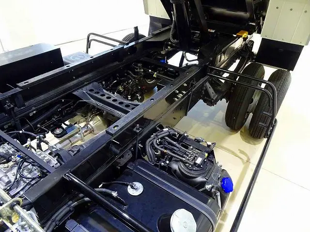 荷台内寸：340×205×32　新明和/DR4-0003SY　自動シート付(50cm)　リアアオリピン差し加工　リアダム加工　左右プロテクター延長加工/左右はしご付|日野 レンジャー 2PG-FD2ABA(2WD)の写真35