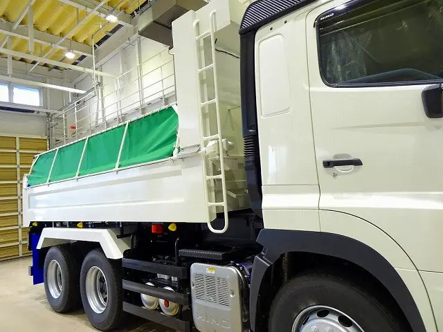 荷台内寸：510×220×51　極東開発/DD10-761　自動シート付(67cm)　前立て左右プロテクターはしご/作業灯2個|日野 プロフィア 2DG-FS1AGE(6x4)の写真25