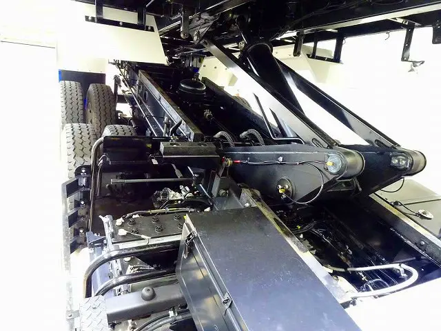 荷台内寸：510×220×51　極東開発/DD10-761　自動シート付(67cm)　前立て左右プロテクターはしご/作業灯2個|日野 プロフィア 2DG-FS1AGE(6x4)の写真33