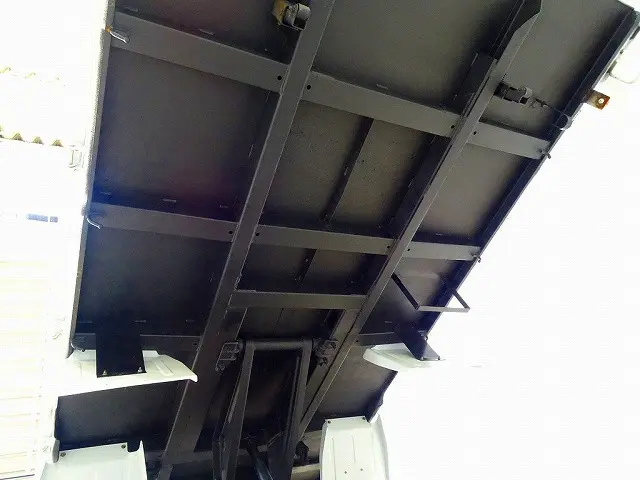 荷台内寸:305×159×37 新明和/DR2-0110SY 三方開 前立てプロテクターアングル補強加工|いすゞ エルフ TKG-NKR85AN(2WD)の写真25