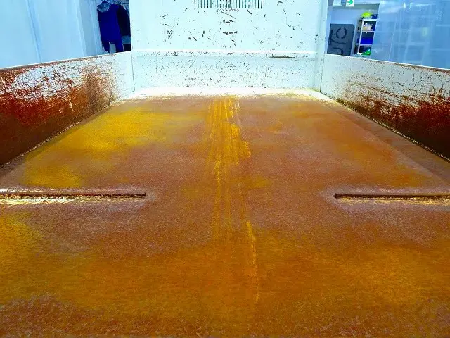 荷台内寸:330×180×35 花見台/33105 30004 ローダーダンプ 三方開 リアアオリ左右ピン差し加工|いすゞ エルフ KR-NKR81GN(2WD)の写真31