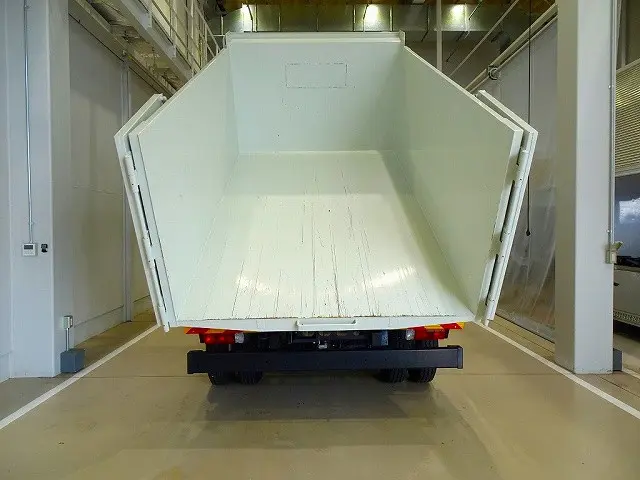 荷台内寸:340×204×130 新明和/DR4-0003SY 深ダンプ 土砂禁 リア観音扉 前立てプロテクター左はしご付|いすゞ フォワード 2RG-FRR90S4(2WD)の写真31