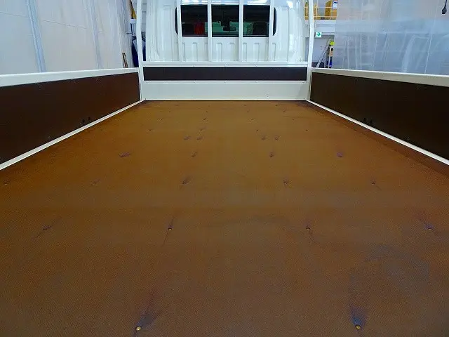 荷台内寸：402×209×38　三方開　左右セイコーラック　リアアオリチェーン2個|日野 デュトロ 2KG-XZU722M(2WD)の写真29