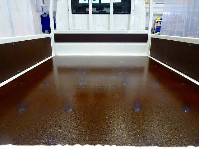 荷台内寸:257×178×38 三方開 リアアオリチェーン2個|日野 デュトロ 2DG-XZU685M(4WD)の写真24