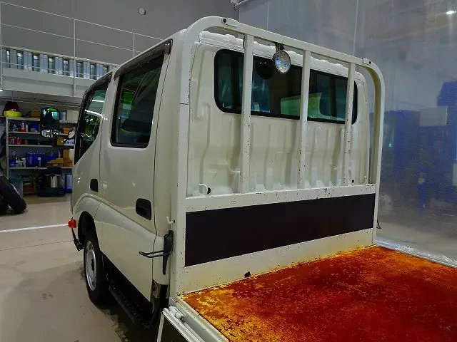 荷台内寸：206×161×38　三方開　床鉄板張り　鳥居作業灯1個　垂直PG/600kg付|トヨタ ダイナ QDF-KDY231(2WD)の写真26