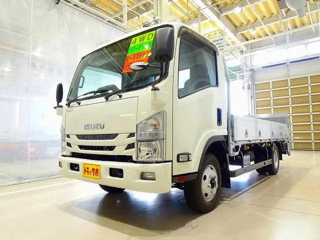 お問合せ管理No.D969　R2 エルフ 1.7t 4WD FFL ワイドロング アルミブロック 垂直P/G付 総重量5t未満|いすゞ エルフ 2RG-NNS88AN(4WD)の写真1
