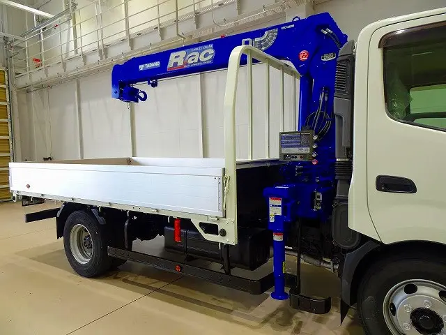 荷台内寸：366×208×38　三方開　アルミアオリ　床板アピトン張替え済み　リアアオリチェーン2個　タダノ4段 2.9t吊りクレーン付|日野 デュトロ TKG-XZU710M(2WD)の写真21