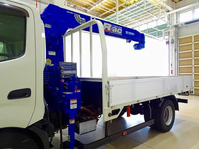 荷台内寸：366×208×38　三方開　アルミアオリ　床板アピトン張替え済み　リアアオリチェーン2個　タダノ4段 2.9t吊りクレーン付|日野 デュトロ TKG-XZU710M(2WD)の写真22