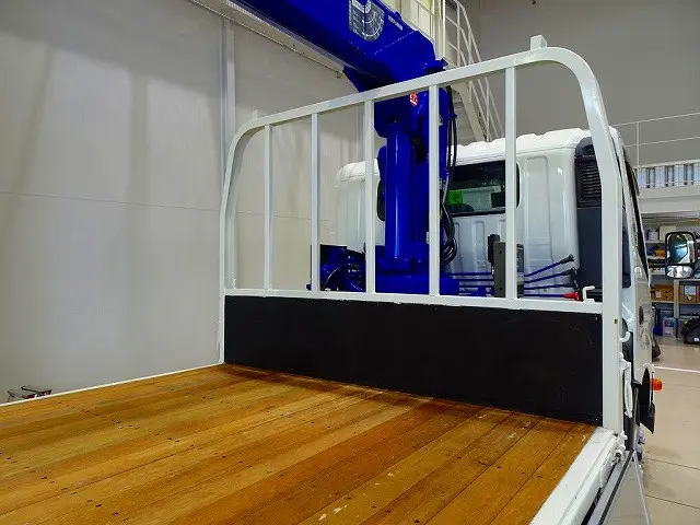 荷台内寸：366×208×38　三方開　アルミアオリ　床板アピトン張替え済み　リアアオリチェーン2個　タダノ4段 2.9t吊りクレーン付|日野 デュトロ TKG-XZU710M(2WD)の写真23