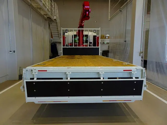 荷台内寸：466×218×40　三方開　横ねた13本　埋め込みフック4対　鳥居作業灯2個　リアブル積み加工/3t日軽アルミブリッジ3600ｍｍ2本　荷台用幌シート　ユニック3段2.9t吊セルフクレーン|いすゞ フォワード 2RG-FRS90J4(4WD)の写真30