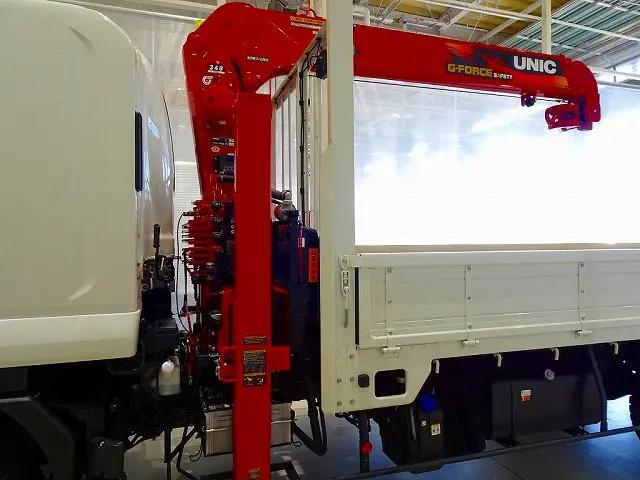 ユニック3段　2.9t吊り　URG343AH　R6年10月製　セルフクレーン　ラジコン/フックイン付　高さ制限/未格納警報装置　ML警報型　|いすゞ フォワード 2RG-FRS90J4(4WD)の写真35