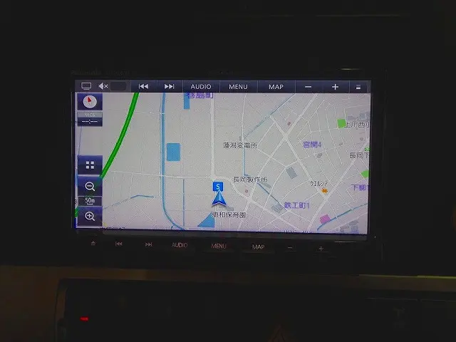 社外メモリーナビ/フルセグTV/DVD(CN-HE01D)|三菱 スーパーグレート 2KG-FS70HZ(8x4)の写真14