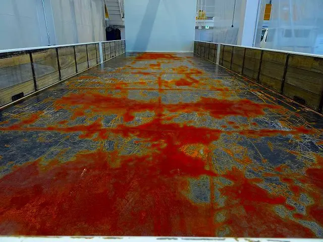 荷台内寸:824×236×40 五方開 ステンレス製アオリパネル 左右セイコーラック2対 左右アオリ中間/リア支柱脱着可 床/前立て鳥居鉄板張り 横ねた28本 ユニック5段 2.9t吊りクレーン付|三菱 スーパーグレート 2KG-FS70HZ(8x4)の写真22