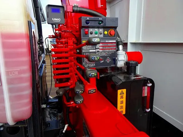 ユニック5段 2.9t吊り URG505 R5年製新品クレーン ラジコン/フックイン付 高さ制限/未格納警報装置 ML警報型|三菱 スーパーグレート 2KG-FS70HZ(8x4)の写真34